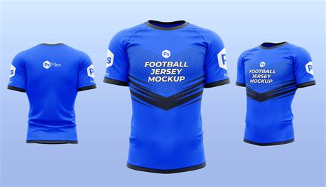 Free Football Soccer Jersey Mockup .